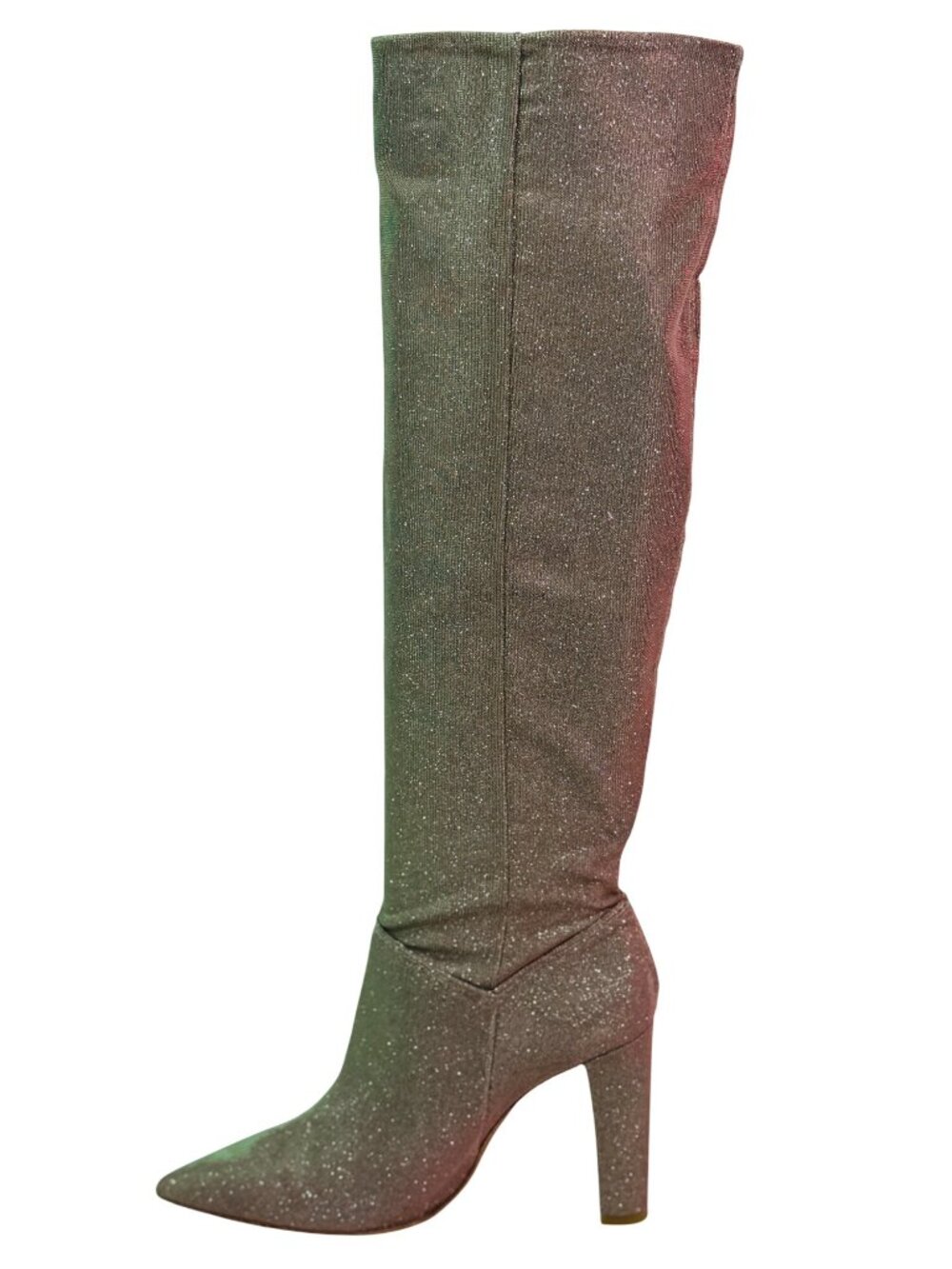 NIB Free People Shimmer Knee High Slouch Boots 10 | Indie Sleaze Glamoratti Y2K - Picture 3 of 16